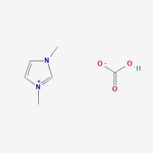 molecular formula C6H10N2O3 B3310144 1,3-Dimethylimidazolium bicarbonate CAS No. 945017-57-2