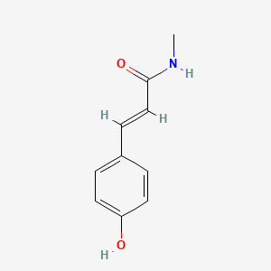 molecular formula C10H11NO2 B3310152 2-Propenamide, 3-(4-hydroxyphenyl)-N-methyl- CAS No. 94530-63-9