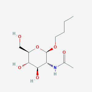 molecular formula C12H23NO6 B3310154 Butyl 2-acetamido-2-deoxy-b-D-glucopyranoside CAS No. 94536-61-5