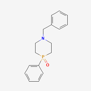 molecular formula C17H20NOP B3310162 1-Benzyl-4-phenyl-1,4-azaphosphinane 4-oxide CAS No. 945459-81-4