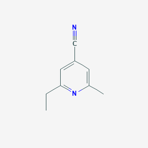 molecular formula C9H10N2 B3310177 2-Ethyl-6-methylisonicotinonitrile CAS No. 945463-94-5
