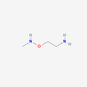 molecular formula C3H10N2O B3310193 2-[(methylamino)oxy]Ethanamine CAS No. 945674-57-7