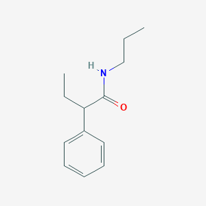 molecular formula C13H19NO B331046 2-phenyl-N-propylbutanamide 