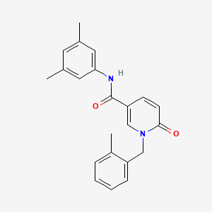 N-(3,5-dimethylphenyl)-1-(2-methylbenzyl)-6-oxo-1,6-dihydropyridine-3-carboxamide