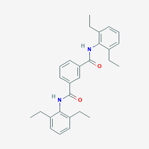 molecular formula C28H32N2O2 B331099 N~1~,N~3~-bis(2,6-diethylphenyl)isophthalamide 