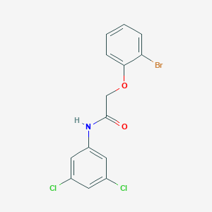 molecular formula C14H10BrCl2NO2 B331101 2-(2-bromophenoxy)-N-(3,5-dichlorophenyl)acetamide 