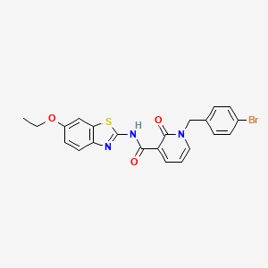 1-(4-bromobenzyl)-N-(6-ethoxybenzo[d]thiazol-2-yl)-2-oxo-1,2-dihydropyridine-3-carboxamide