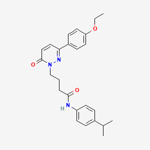 4-(3-(4-ethoxyphenyl)-6-oxopyridazin-1(6H)-yl)-N-(4-isopropylphenyl)butanamide