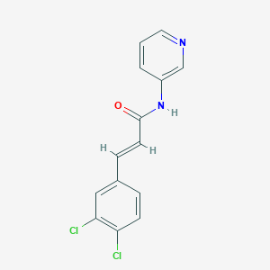 3-(3,4-dichlorophenyl)-N-(3-pyridinyl)acrylamide