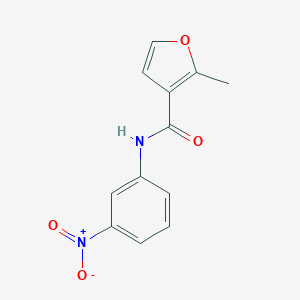 molecular formula C12H10N2O4 B331168 2-methyl-N-(3-nitrophenyl)furan-3-carboxamide 