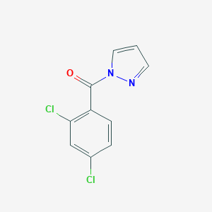 molecular formula C10H6Cl2N2O B331181 1-(2,4-dichlorobenzoyl)-1H-pyrazole 