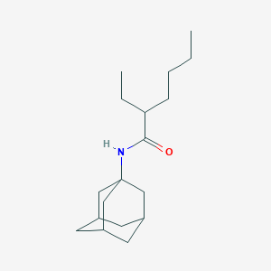 molecular formula C18H31NO B331196 N-(1-adamantyl)-2-ethylhexanamide 