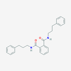 molecular formula C26H28N2O2 B331199 N~1~,N~2~-bis(3-phenylpropyl)phthalamide 