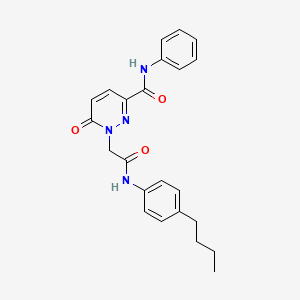 1-(2-((4-butylphenyl)amino)-2-oxoethyl)-6-oxo-N-phenyl-1,6-dihydropyridazine-3-carboxamide