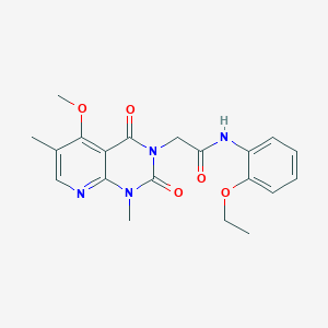 N-(2-ethoxyphenyl)-2-(5-methoxy-1,6-dimethyl-2,4-dioxo-1,2-dihydropyrido[2,3-d]pyrimidin-3(4H)-yl)acetamide