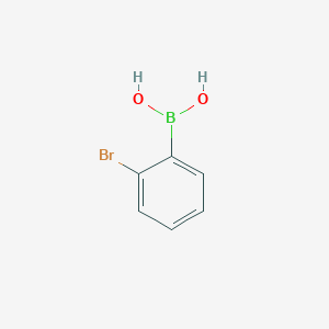 molecular formula C6H6BBrO2 B033125 2-溴苯硼酸 CAS No. 244205-40-1