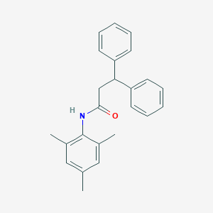 molecular formula C24H25NO B331257 3,3-diphenyl-N-(2,4,6-trimethylphenyl)propanamide 