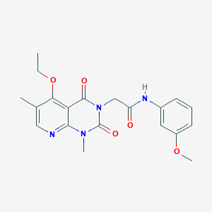 2-(5-ethoxy-1,6-dimethyl-2,4-dioxo-1,2-dihydropyrido[2,3-d]pyrimidin-3(4H)-yl)-N-(3-methoxyphenyl)acetamide
