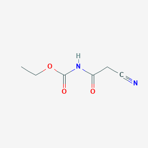 molecular formula C6H8N2O3 B033127 N-氰乙酰脲 CAS No. 6629-04-5