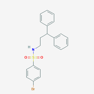 molecular formula C21H20BrNO2S B331276 4-bromo-N-(3,3-diphenylpropyl)benzenesulfonamide 