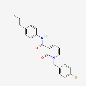 1-(4-bromobenzyl)-N-(4-butylphenyl)-2-oxo-1,2-dihydropyridine-3-carboxamide