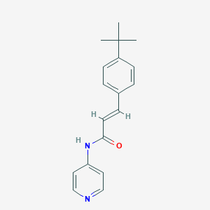 molecular formula C18H20N2O B331282 3-(4-tert-butylphenyl)-N-4-pyridinylacrylamide 