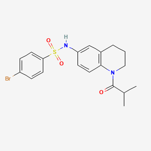 4-bromo-N-(1-isobutyryl-1,2,3,4-tetrahydroquinolin-6-yl)benzenesulfonamide