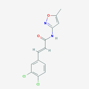 molecular formula C13H10Cl2N2O2 B331304 3-(3,4-dichlorophenyl)-N-(5-methyl-3-isoxazolyl)acrylamide 