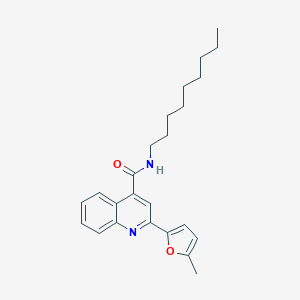 molecular formula C24H30N2O2 B331338 2-(5-methylfuran-2-yl)-N-nonylquinoline-4-carboxamide 