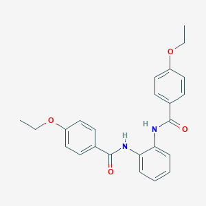 molecular formula C24H24N2O4 B331353 4-ethoxy-N-{2-[(4-ethoxybenzoyl)amino]phenyl}benzamide 