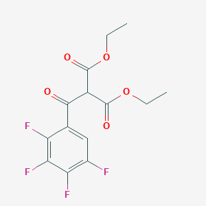 Diethyl (2,3,4,5-tetrafluorobenzoyl)malonate