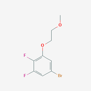 molecular formula C9H9BrF2O2 B3313896 5-Bromo-1,2-difluoro-3-(2-methoxyethoxy)benzene CAS No. 947534-38-5