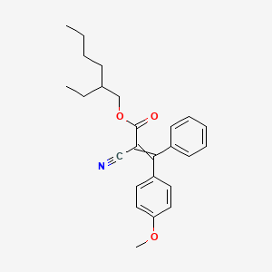 molecular formula C25H29NO3 B3313932 Ethylhexyl methoxycrylene CAS No. 947753-66-4