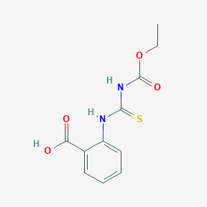 2-({[(Ethoxycarbonyl)amino]methanethioyl}amino)benzoic acid