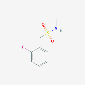 molecular formula C8H10FNO2S B3314091 1-(2-fluorophenyl)-N-methylmethanesulfonamide CAS No. 950251-85-1