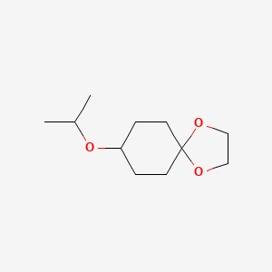 molecular formula C11H20O3 B3314244 8-Isopropoxy-1,4-dioxaspiro[4.5]decane CAS No. 950771-91-2