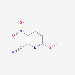 molecular formula C7H5N3O3 B3314251 6-Methoxy-3-nitropyridine-2-carbonitrile CAS No. 950778-43-5