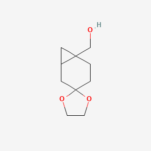 molecular formula C10H16O3 B3314310 Spiro[1,3-dioxolane-2,4-norcarane]-1-ylmethanol CAS No. 951330-84-0
