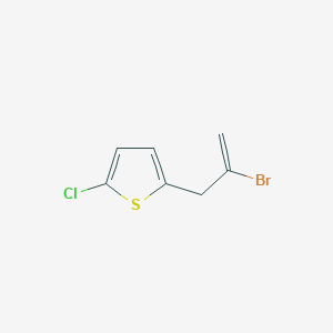 molecular formula C7H6BrClS B3314394 2-Bromo-3-(5-chloro-2-thienyl)-1-propene CAS No. 951885-87-3