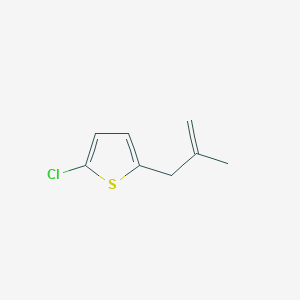 molecular formula C8H9ClS B3314396 3-(5-Chloro-2-thienyl)-2-methyl-1-propene CAS No. 951885-90-8