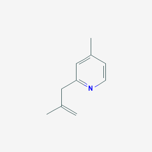 2-Methyl-3-(4-methyl-2-pyridyl)-1-propene