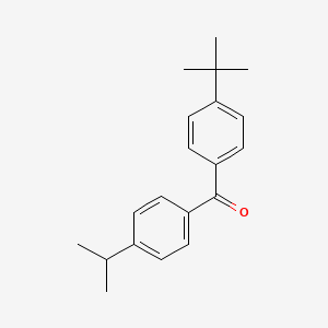 molecular formula C20H24O B3314549 4-Tert-butyl-4'-isopropylbenzophenone CAS No. 951887-09-5