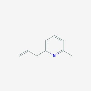 molecular formula C9H11N B3314569 3-(6-Methyl-2-pyridyl)-1-propene CAS No. 951887-22-2