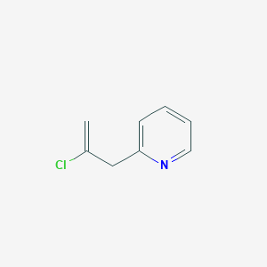 molecular formula C8H8ClN B3314586 2-Chloro-3-(2-pyridyl)-1-propene CAS No. 951887-34-6