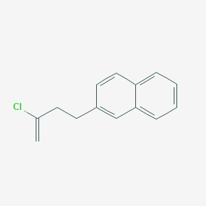 molecular formula C14H13Cl B3314607 2-Chloro-4-(2-naphthyl)-1-butene CAS No. 951887-46-0