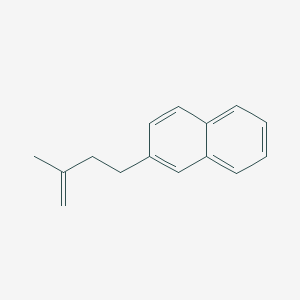 molecular formula C15H16 B3314627 2-Methyl-4-(2-naphthyl)-1-butene CAS No. 951887-55-1