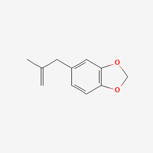 molecular formula C11H12O2 B3314642 3-[(3,4-Methylenedioxy)phenyl]-2-methyl-1-propene CAS No. 951887-74-4
