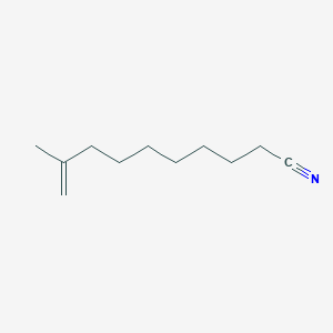 molecular formula C11H19N B3314650 9-Methyl-9-decenenitrile CAS No. 951887-84-6