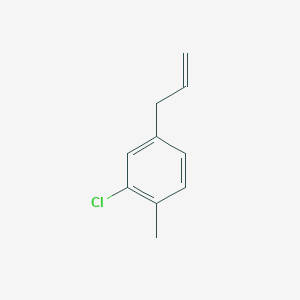 molecular formula C10H11Cl B3314665 3-(3-Chloro-4-methylphenyl)-1-propene CAS No. 951887-92-6