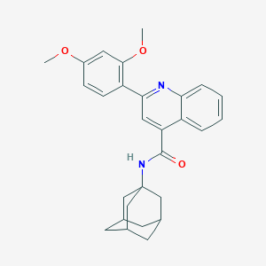 molecular formula C28H30N2O3 B331467 N-(1-adamantyl)-2-(2,4-dimethoxyphenyl)-4-quinolinecarboxamide 